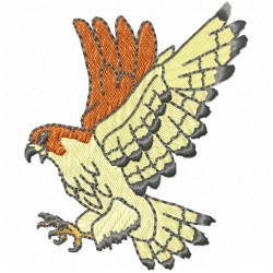 Eagle And Falcon Embroidery Design 4